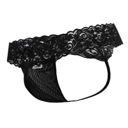 CandyMan String Dentelle Macog Noir